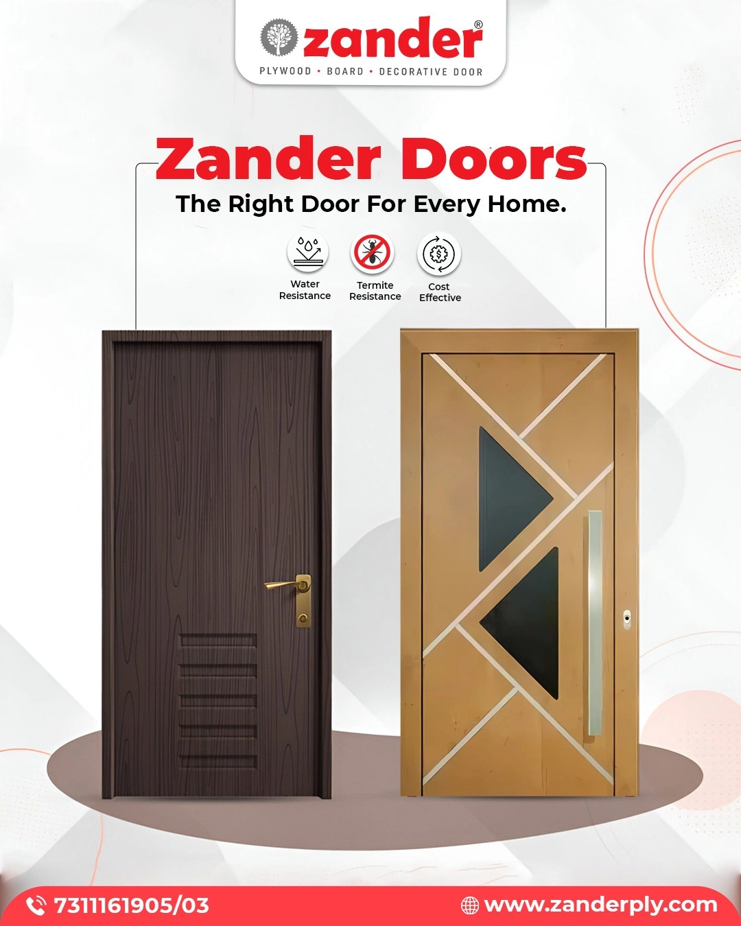 Top 10 ISI Certified Flush Door Brands in India (2025 Update) - Zander Ply | Zander Door | Best Flushh Door company in India