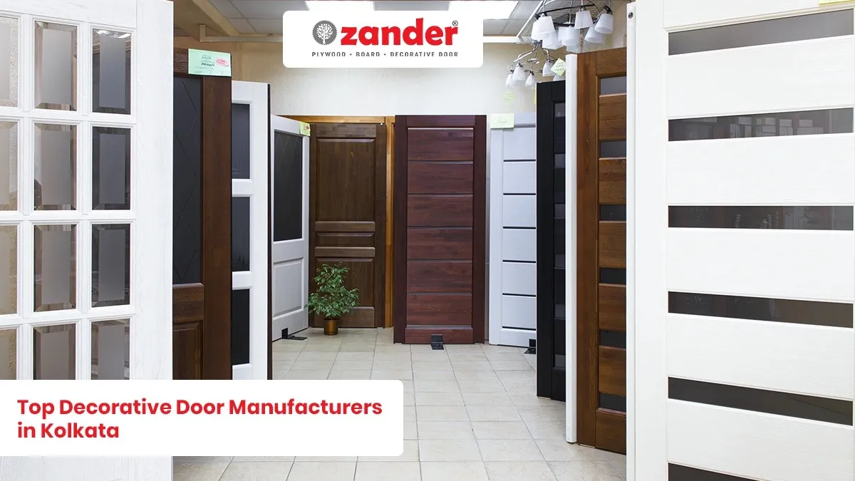 Top Decorative Door Manufacturer in Kolkata | Bulk Supply Across West Bengal - Zander Door