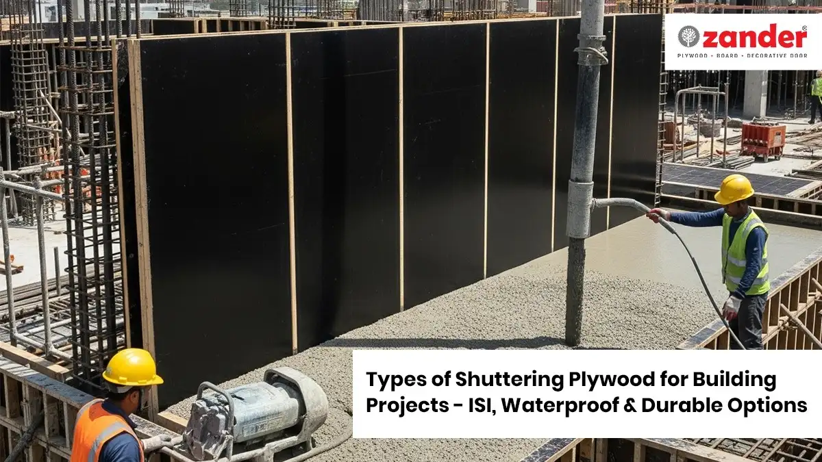 Types of Shuttering Plywood for Building Projects (ISI, Waterproof & Durable Options)- Zander Plywood