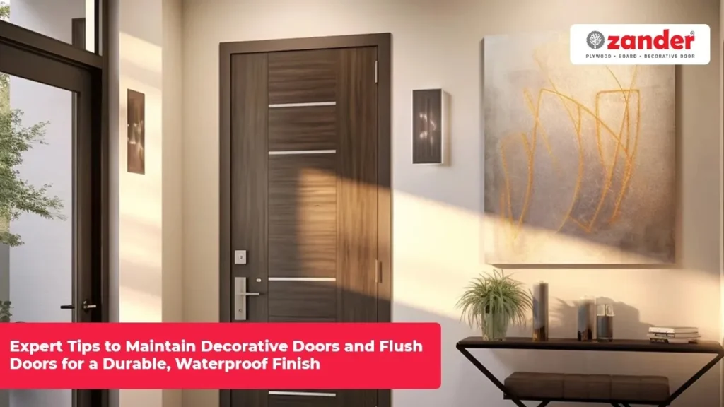 Expert Tips to Maintain Decorative Doors and Flush Doors for a Durable, Waterproof Finish